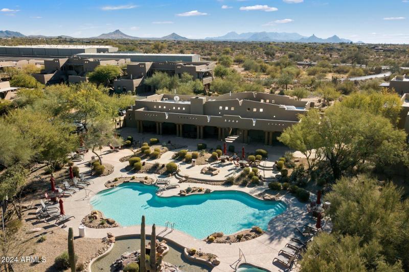 Enormous community pool and clubhouse