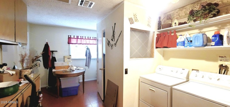 Utility room with half bath