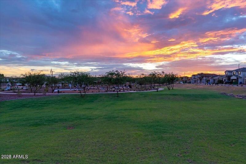 View of park in front of home