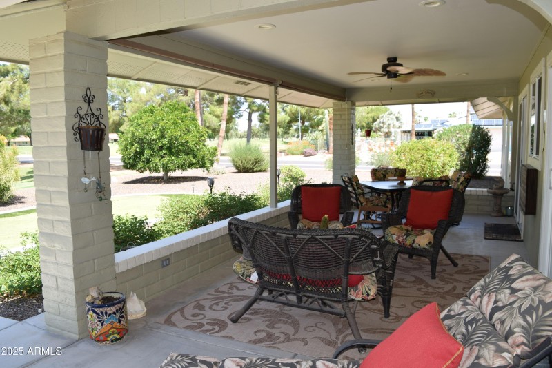 Extended Covered Patio