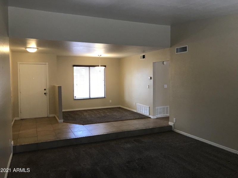 Dining area from living room