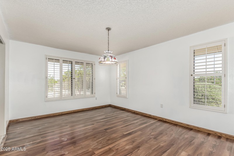 Bright Dining with Shutters
