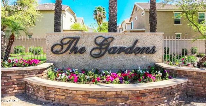 The Gardens Entry Sign