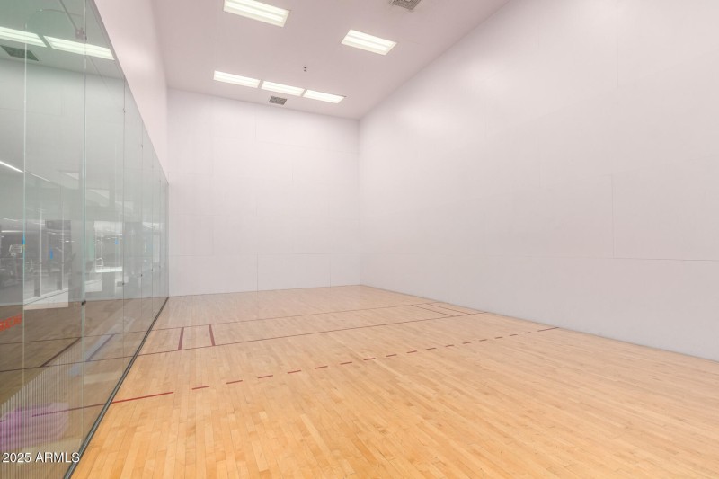 Community racketball court