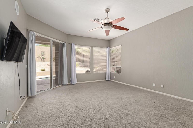 Primary Suite with Patio Door