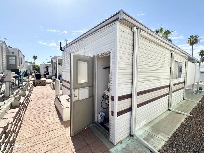 BUILT ON STORAGE SHED