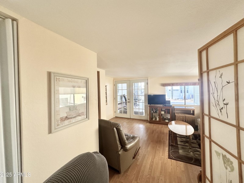 VIEW FROM BACK ENTRY DOOR