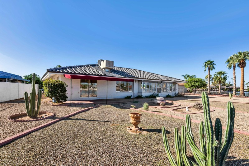 back of property view