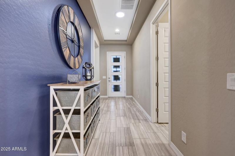 Hallway View to Front Door