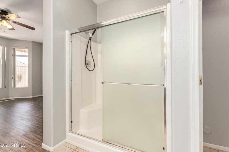 Master Bath walk in shower