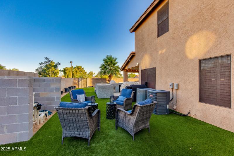 Cozy Outdoor Lounge Area