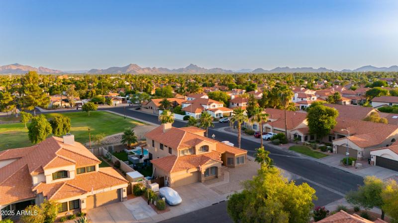Scottsdale Home Aerial View