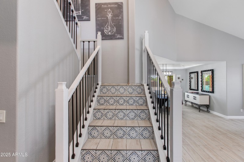 Stylish Staircase Entryway