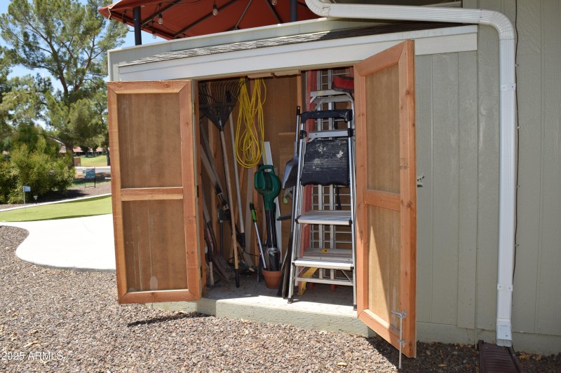 Attached Garden Shed