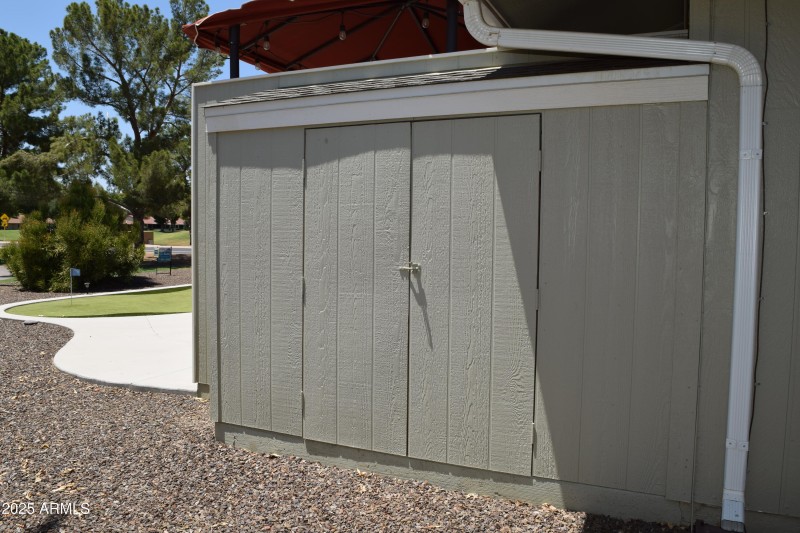 Attached Garden Shed