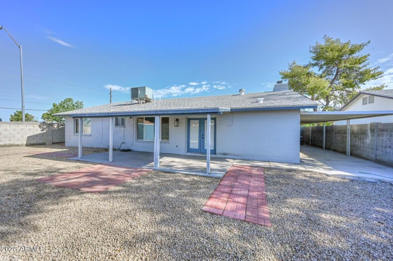 Backyard-Covered Parking