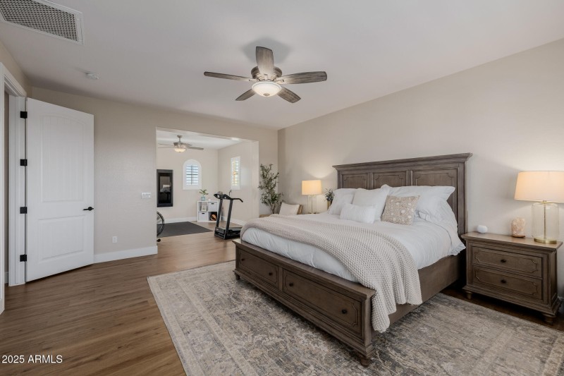 master bedroom with sitting room