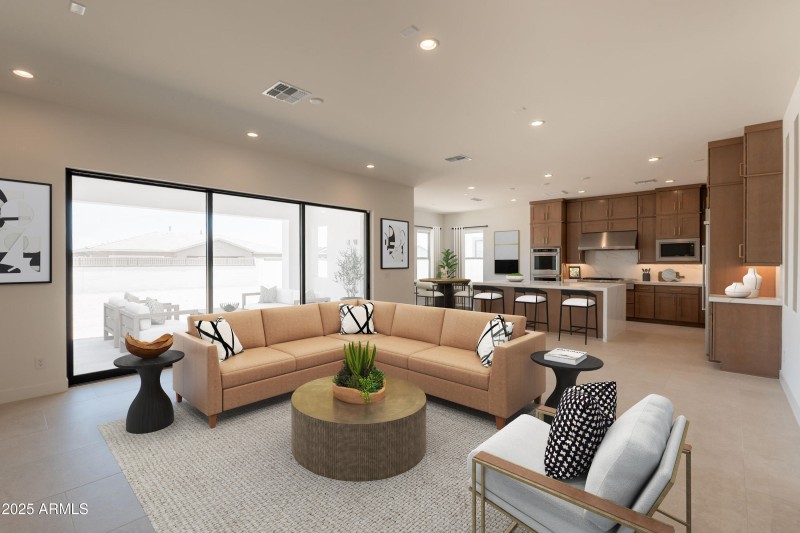 Virtually Staged Great Room