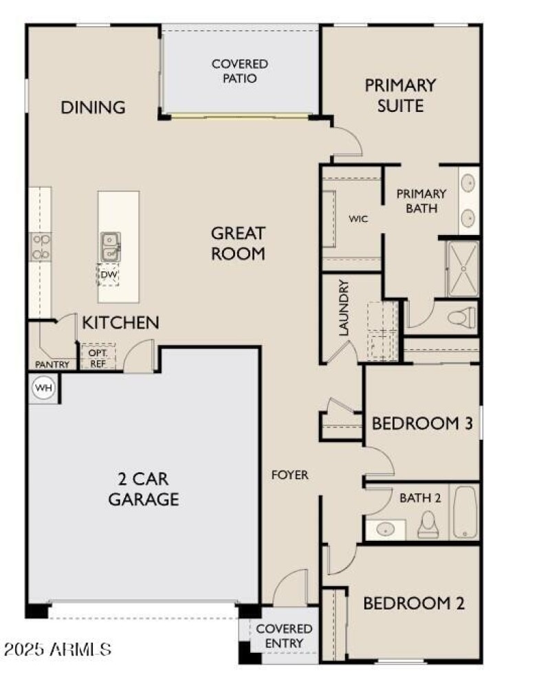 Violet Floor Plan Left