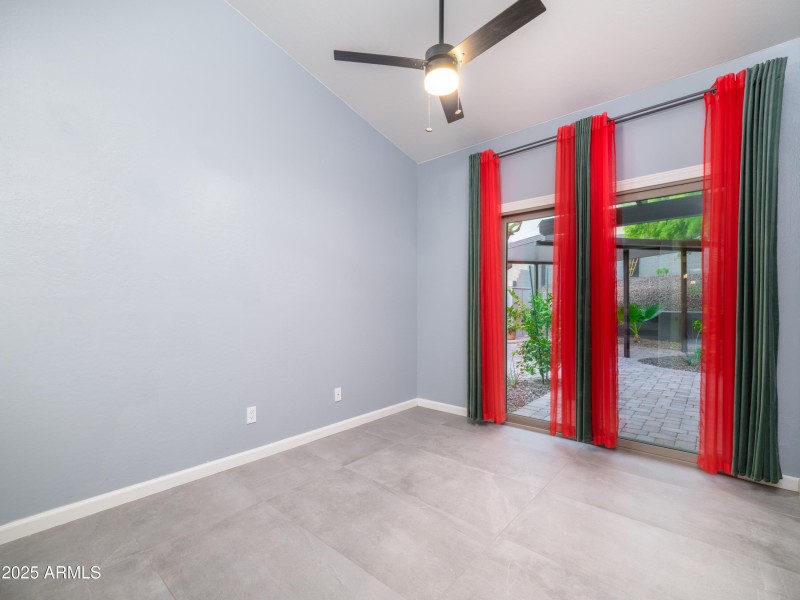 Bedroom 2 w/ Sliding Glass Door Exit