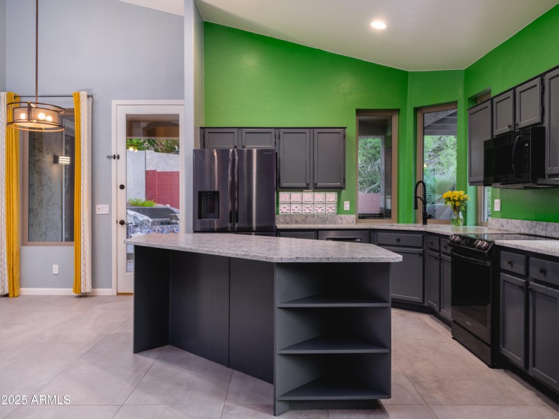 Quartz Island Kitchen