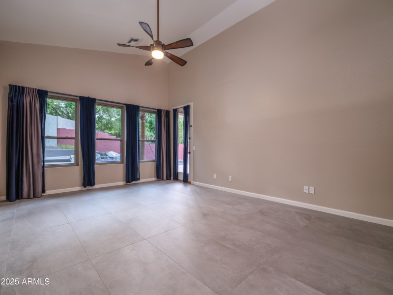 Primary Suite overlooks Backyard