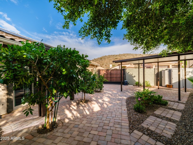 Side Yard from BR 2 & 3