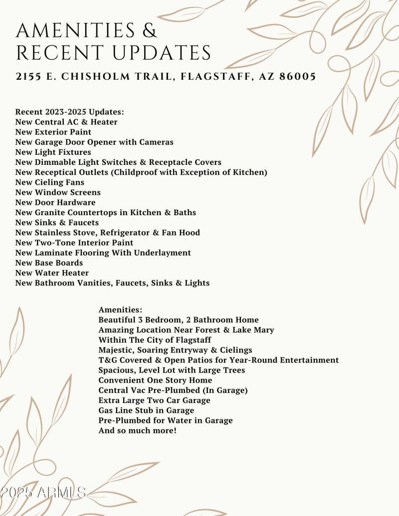 Updates & Amenities (updated)