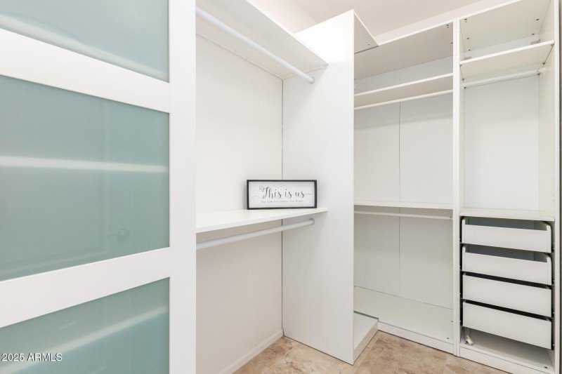 Primary Closet w/Full Closet Organizers