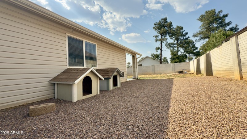 Side Backyard for dog lovers