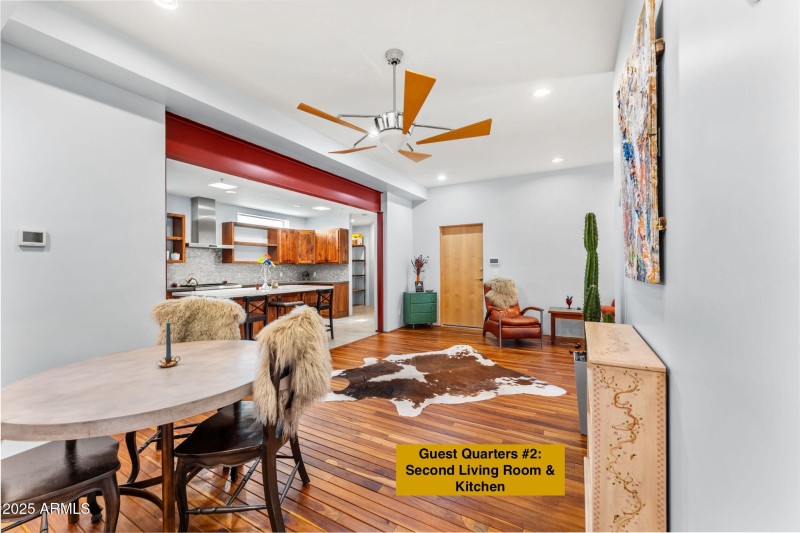 Guest Quarters #2: Kitchen & Living Room
