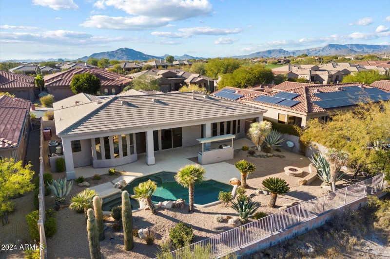 Aerial View of Backyard