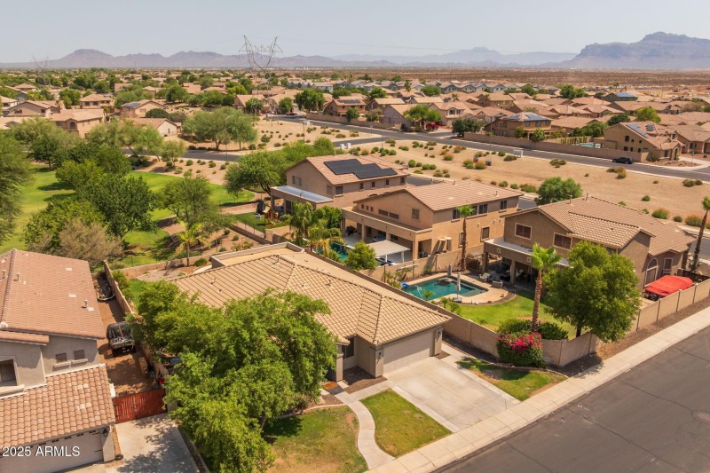 Front Aerial Side view