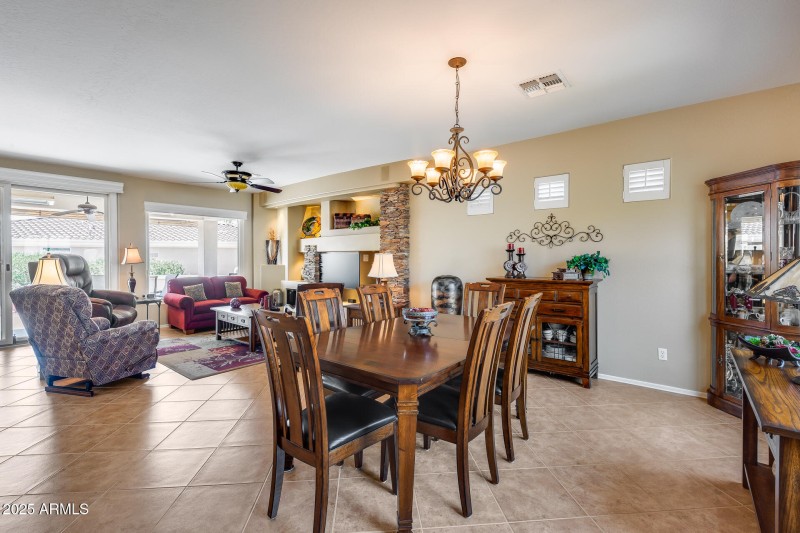 Great room with dining