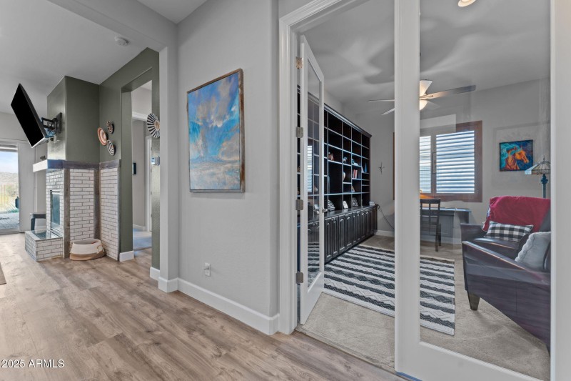 With doors for privacy