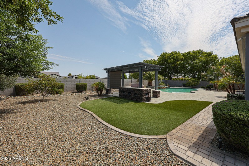 Backyard (view from SW)