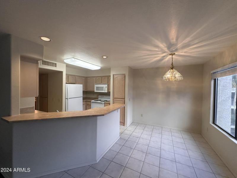 Kitchen and Eat In Area