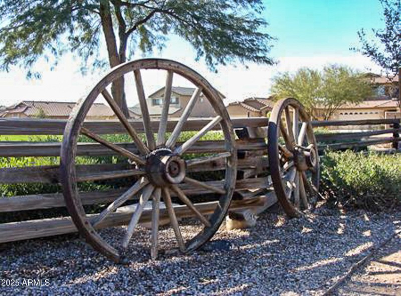 Circle Cross Ranch wagon wheels
