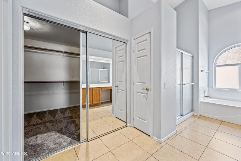 Primary Bathroom to Primary Closet