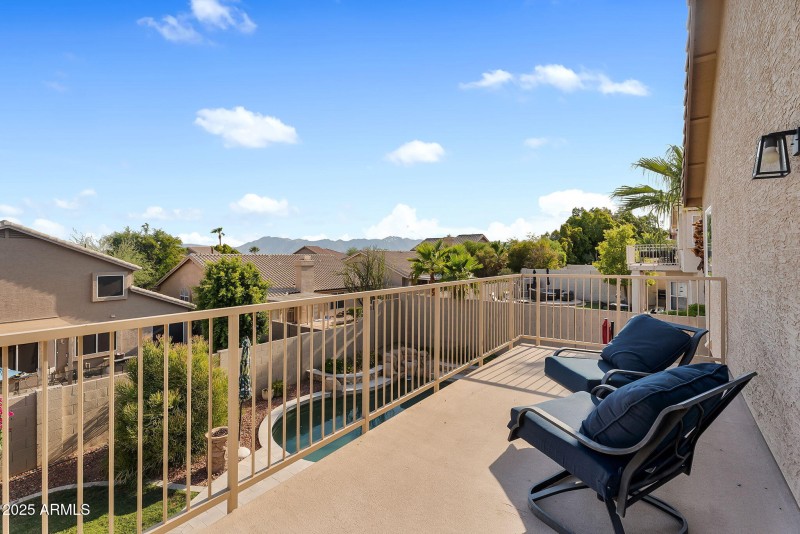 Walk-out Deck from Primary