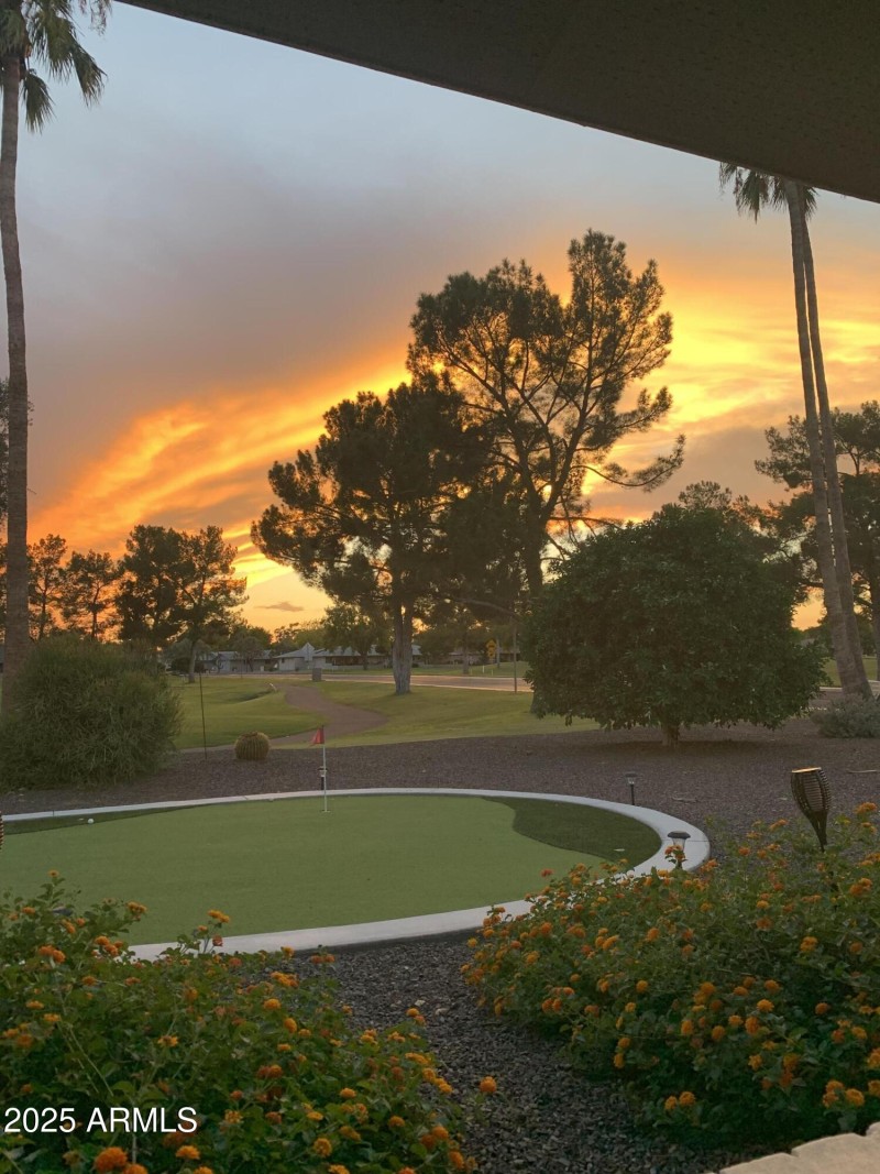 Sun Set From Your Patio