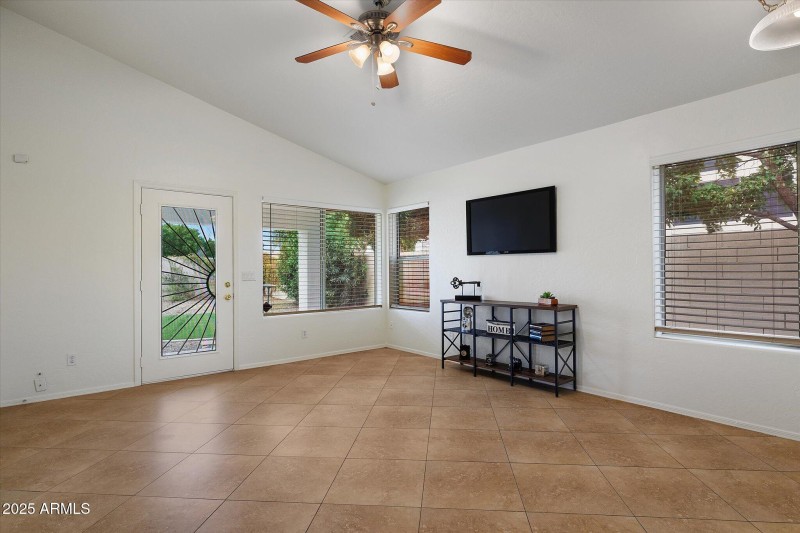 Access to back patio