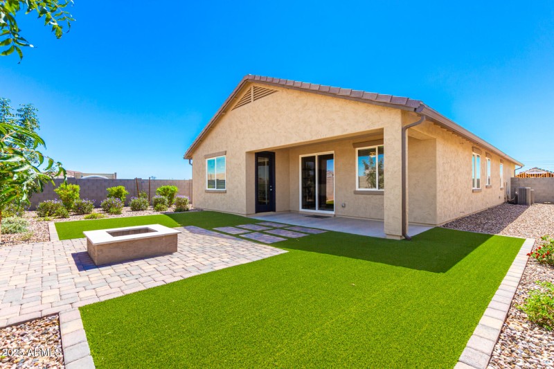 Back Yard-With Fire Pit