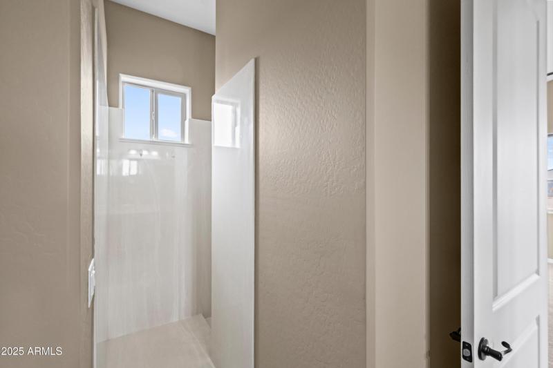 Entrance to snail shower