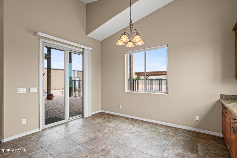 kitchen exit to Patio