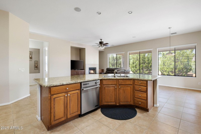 18-Kitchen to Family Room