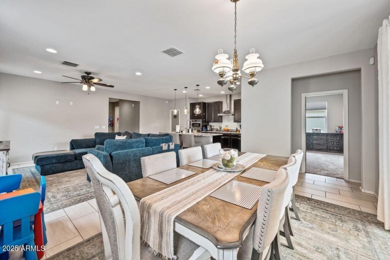 dining area into Master bedroom