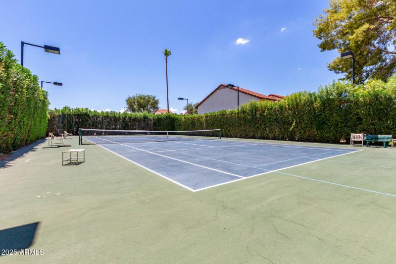 tennis courts