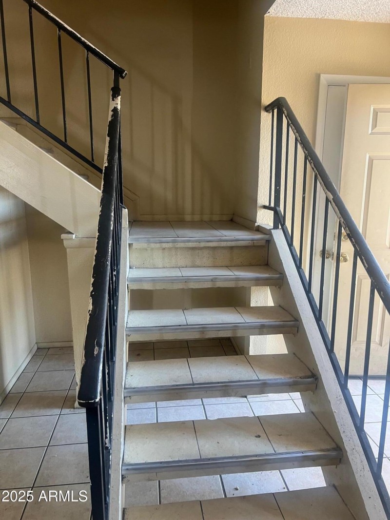 Front Stairwell at Living room