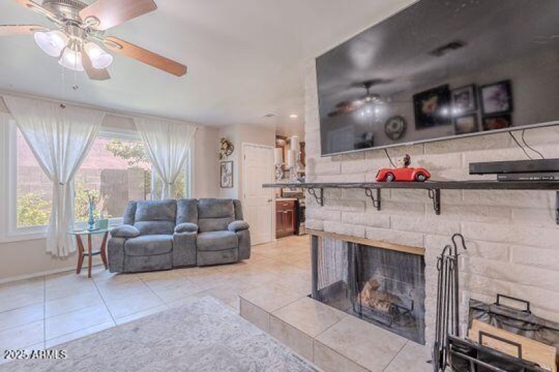 Cozy Fireplace Gathering Space